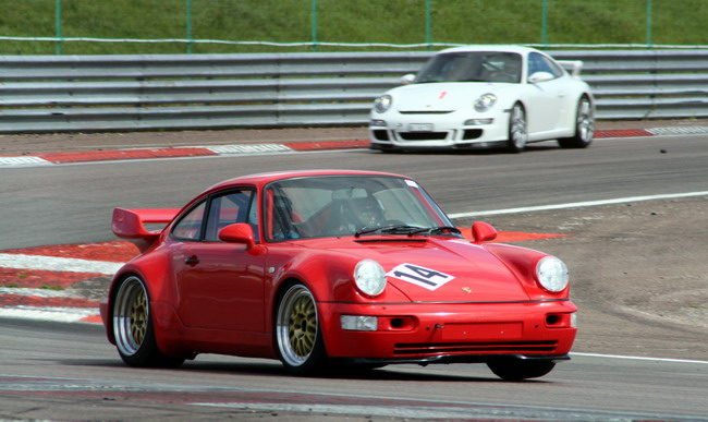 Essai piste Porsche 964 RS N GT