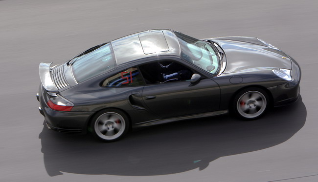  ma 996 Carrera en direction de la concession Porsche de Walnut Creek