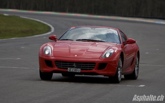 Track test Ferrari 599 GTB Fiorano Bresse