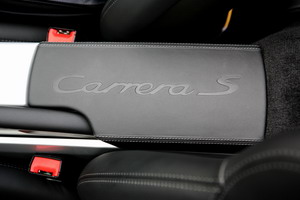 Essai Porsche 997 Carrera S Cabriolet console centrale cuir