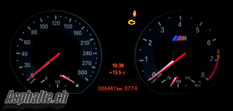 Essai BMW 1M: instruments