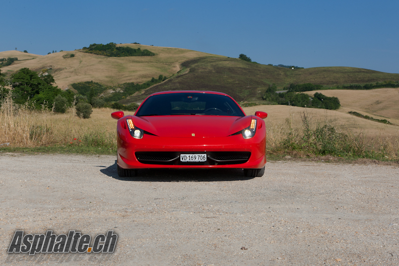 Ferrari 458 Italia Road Test Tuscany