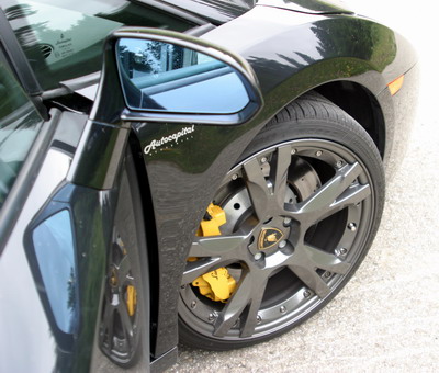 Essai Lamborghini Gallardo V10 5.0 2005 jantes