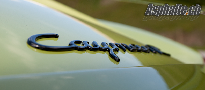 Porsche Cayman R logo noir