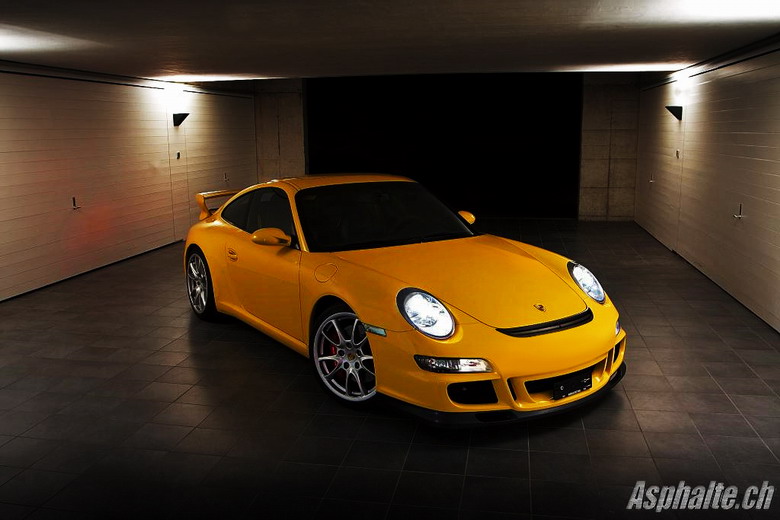 Porsche 997 GT3 Speed Yellow