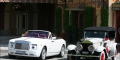 Rolls Royce Silver Ghost Pall Mall Tourer Brewster 1925. Concurrent: Walter Steinemann (CH) posant à côté de la nouvelle Phantom Drophead.