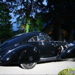 Mercedes 540 K Autobahnkurier coupé 1938. Elle a remporté la Coppa d'Oro Villa d'Este cette année. Concurrent: Arturo Keller (MEX)