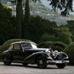 Mercedes 540 K Autobahnkurier coupé 1938. Elle a remporté la Coppa d'Oro Villa d'Este cette année. Concurrent: Arturo Keller (MEX)