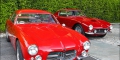 MASERATI A6G/54 GT, 1955  Carrosserie: Berlinetta, Zagato Carrossée à une soixantaine d’exemplaires par Zagato, ce modèle a un double bossage sur le toit, signature caractéristique de nombreuses réalisations du carrossier milanais. Participant: Stefan Hamelmann (D)