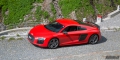 Essai Audi R8 V10 Plus Tremola Gotthardpass