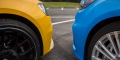 Audi RS3 8V Jaune Vegas Ford Focus RS Nitrous Bleu