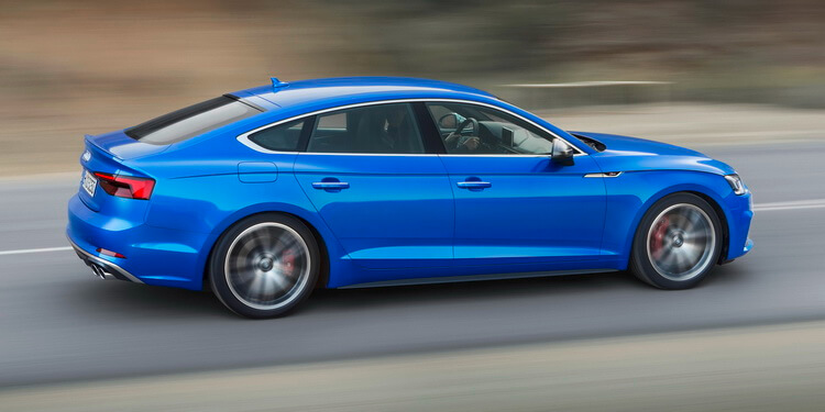 Audi S5 Sportback 2017 B9 Bleu Ara