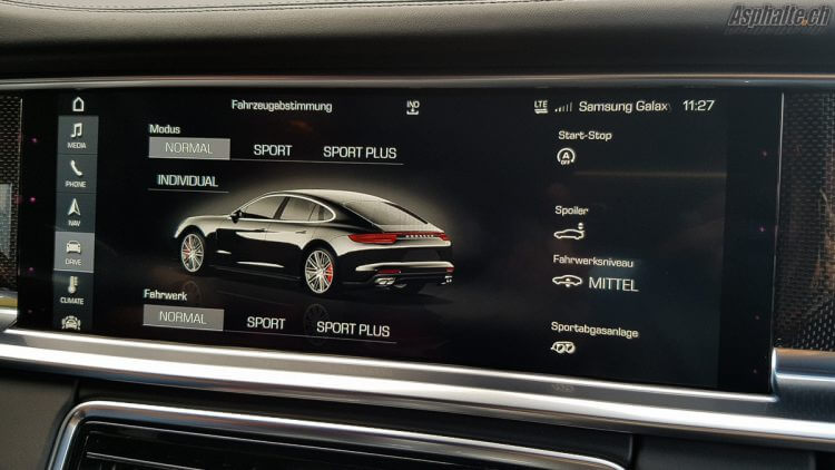 Porsche Panamera 2016 Ecran multimedia