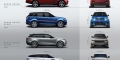 Gamme Range Rover Sport Evoque Velar
