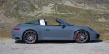 Essai Porsche 911 Targa 4S bleu graphite