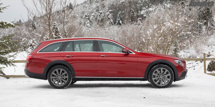 Essai Mercedes E 350d All-Terrain Rouge Jacinthe
