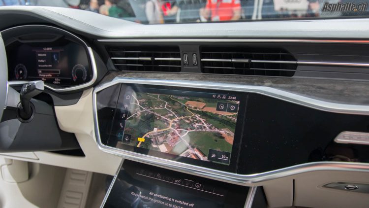 Salon genève 2018 Audi A6 C8 intérieur tableau de bord