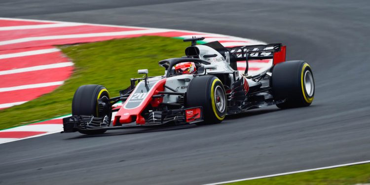 Haas F1 VF18 2018 Pre Saison Barcelona Test