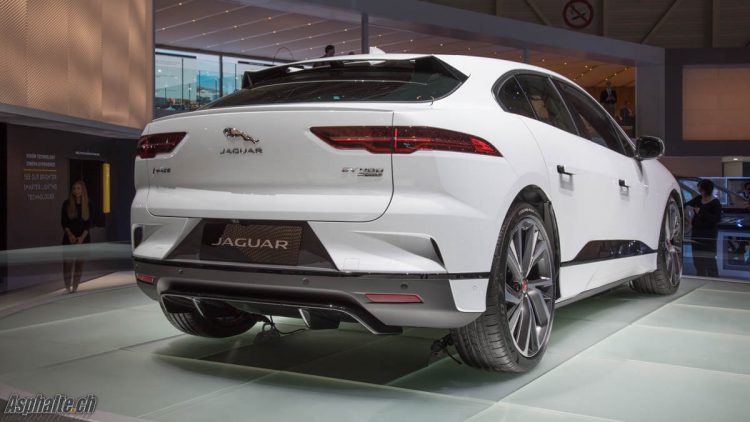 Jaguar I-Pace blanc Genève 2018