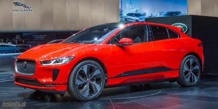 Jaguar I-Pace Orange Genève 2018