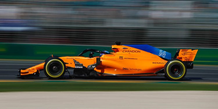 McLaren F1 2018 Melbourne GP Australie Alonso