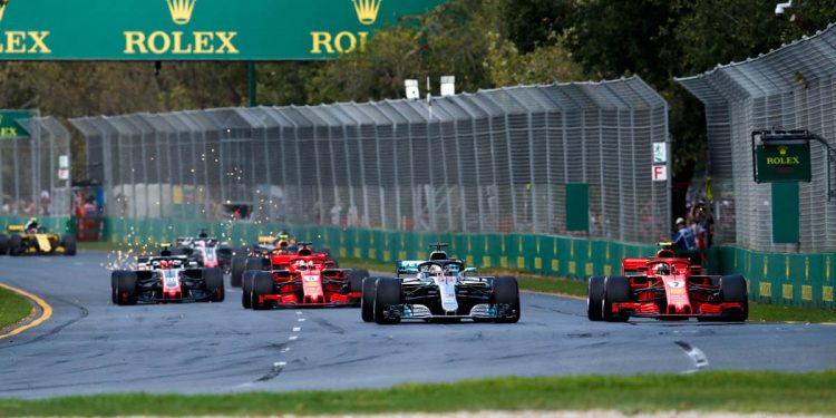 GP Australie Albert Park 2018 Ferrari Mercedes