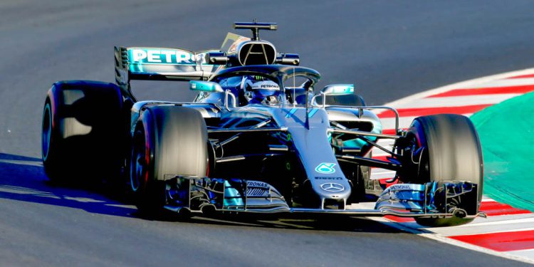 F1 2018 Barcelone Mercedes W08