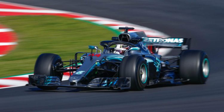 F1 2018 Pré Saison Barcelone Mercedes W08