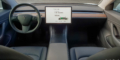 Tesla Model 3 intérieur tableau de bord