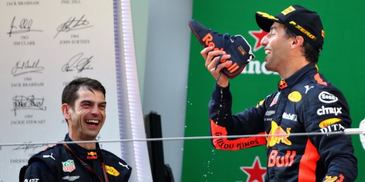 F1 GP Chine Ricciardo Podium