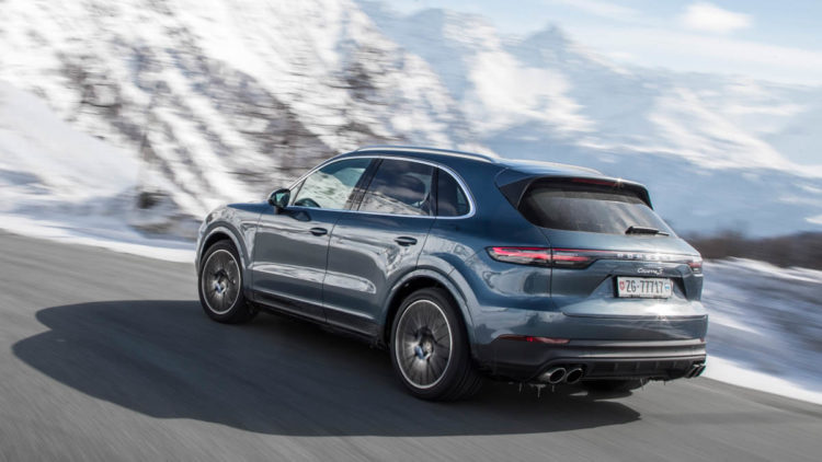 Essai Porsche Cayenne S E3 Bleu Basque