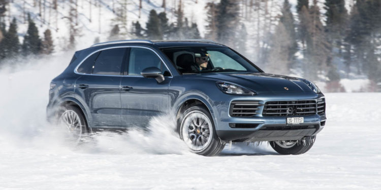 Essai Porsche Cayenne S E3 Bleu Basque