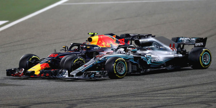 F1 GP Bahrein 2018 Red Bull Mercedes Hamilton