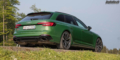 Essai Audi RS4 Avant B9 Vert Sonoma