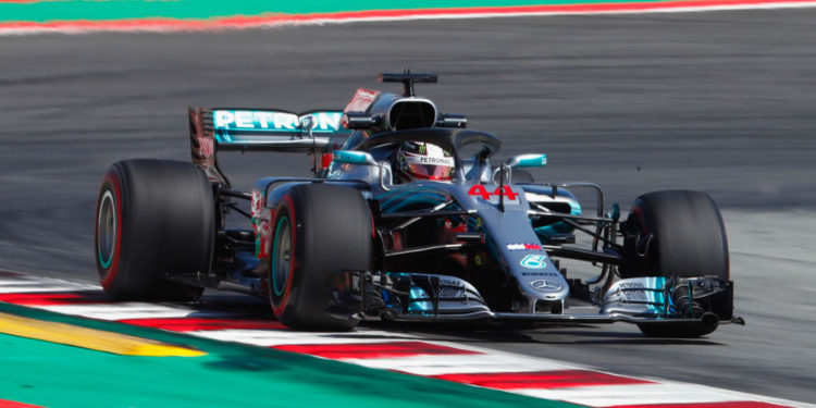 F1 GP Espagne 2018 Mercedes Petronas AMG Lewis Hamilton