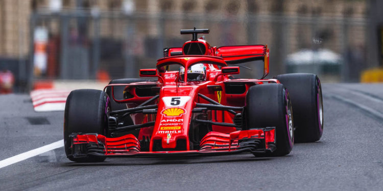 GP F1 Azerbaïjan 2018 Baku Vettel Ferrari