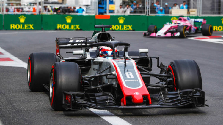 GP F1 Baku 2018 Haas Romain Grosjean