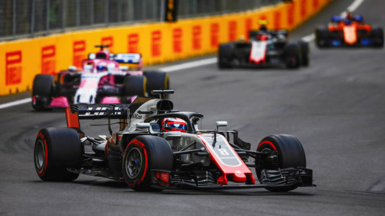 GP F1 Baku 2018 Haas Grosjean