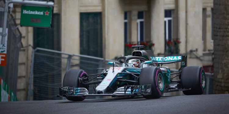 Grand Prix F1 Baku 2018 Mercedes Hamilton