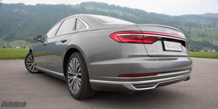 Essai Audi A8 D5 roues directrices