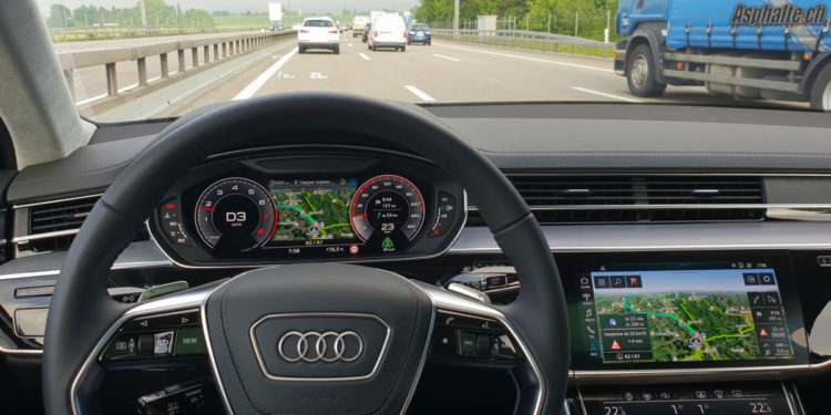 Essai Audi A8 Assistant bouchons