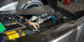 Formule E batterie amortisseurs