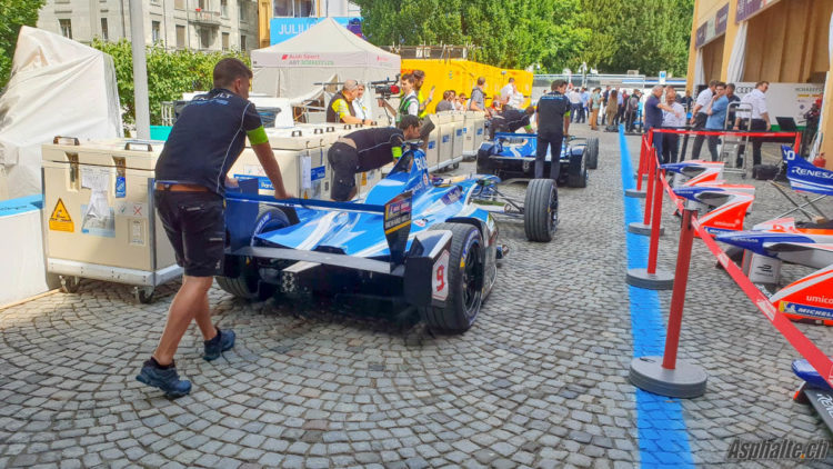 Formule E E-Prix Zürich 2018 Pit Lane
