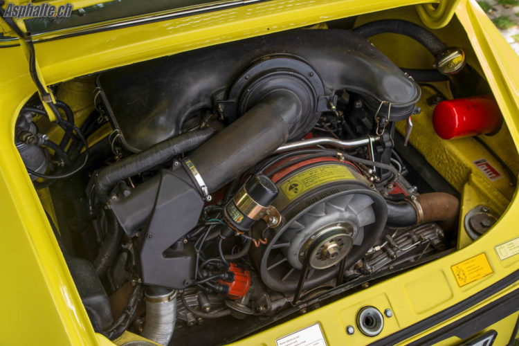 Essai Porsche 911 Carrera RS 2.7 1973 moteur