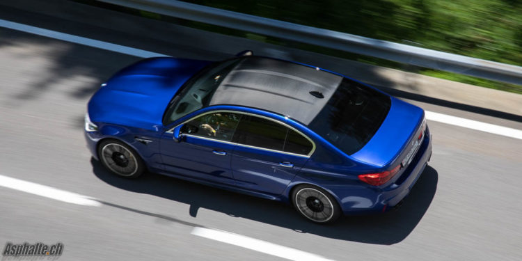 Essai BMW M5 F90 toit carbone
