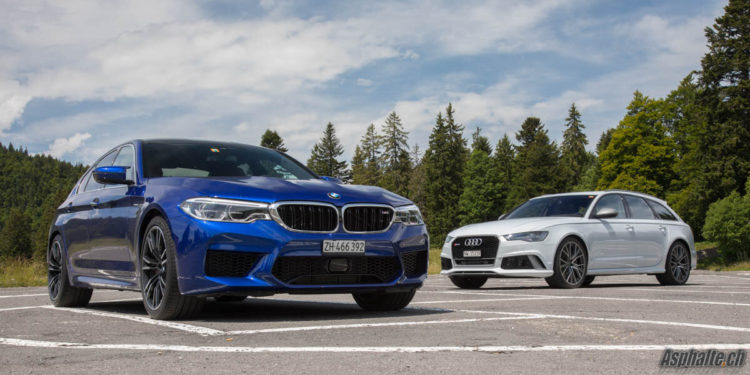 BMW M5 F90 Marina Bay Blue Audi RS6 C7 Suzuka Grau