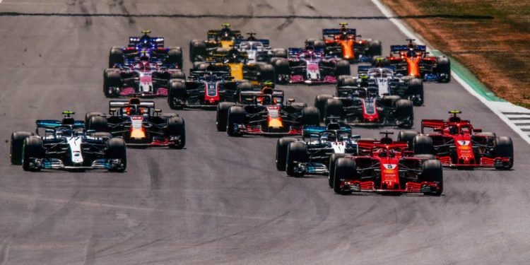 F1 GP Grande Bretagne Silverstone 2018 départ