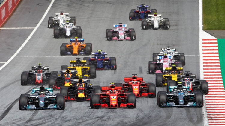 GP Autriche F1 2018 Départ