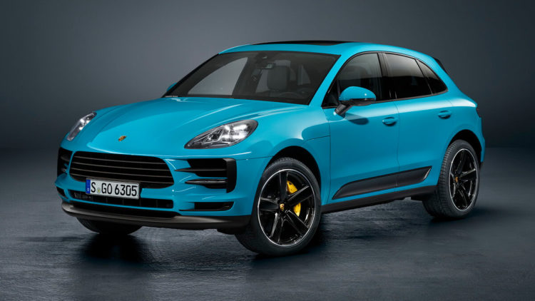 Porsche Macan Facelift Bleu Miami