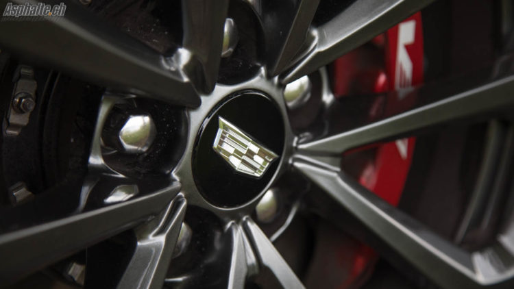 Essai Cadillac CTS-V jante étrier de frein